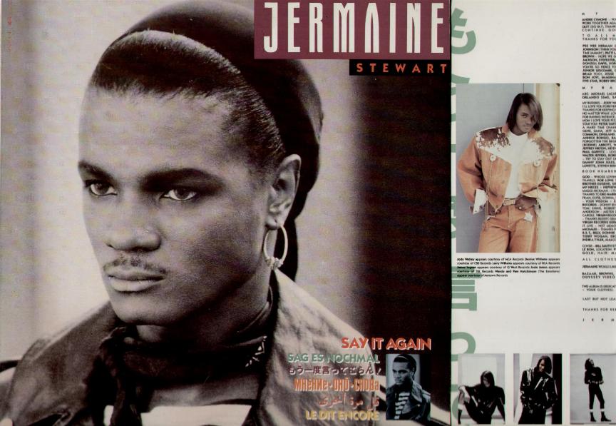 JERMAINE STEWART - Say It Again Record - e14065